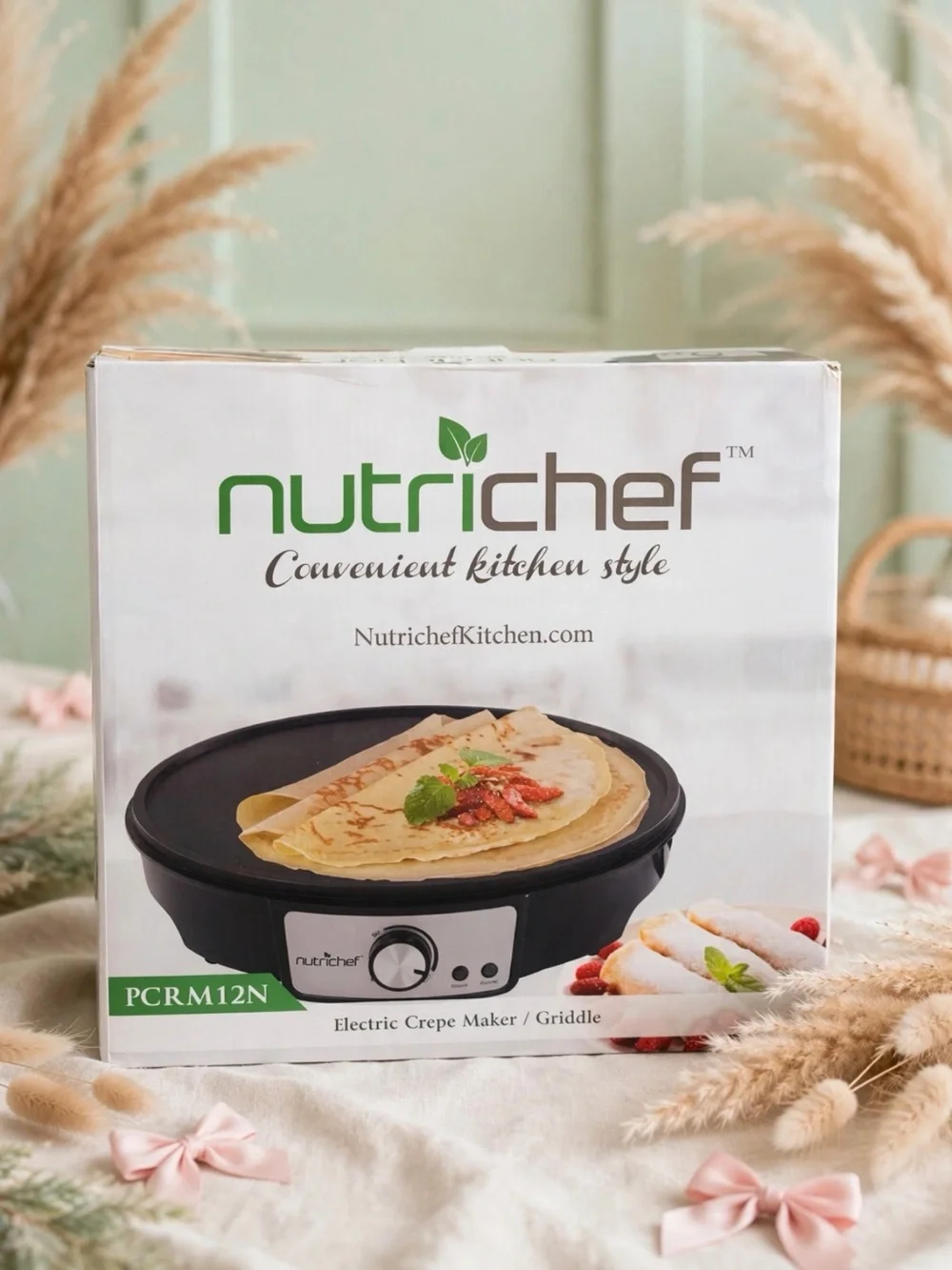 Black Electric Crepe Maker - Black